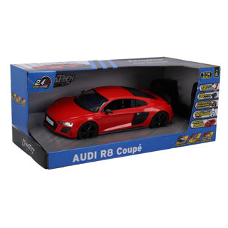 Kool speed radiografisch bestuurbare auto audi 1:14 2.4g r8 coupé rood
