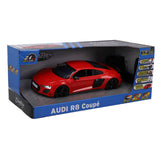 Kool speed radiografisch bestuurbare auto audi 1:14 2.4g r8 coupé rood