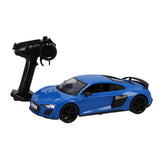 Dynatech radiografisch bestuurbare auto audi 1:14 2.4g r8 coupé blauw