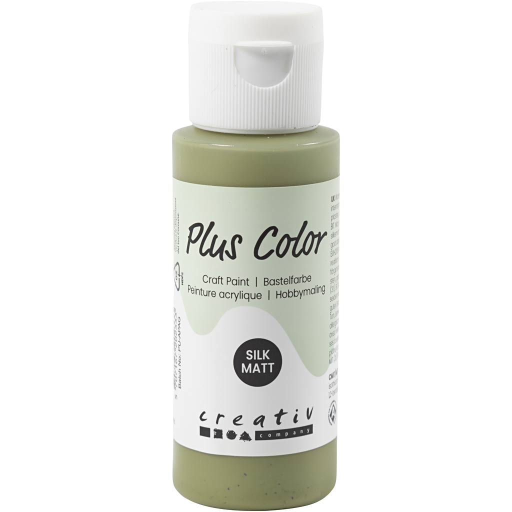 Plus color acrylverf, eucalyptus, 60 ml 1 fles