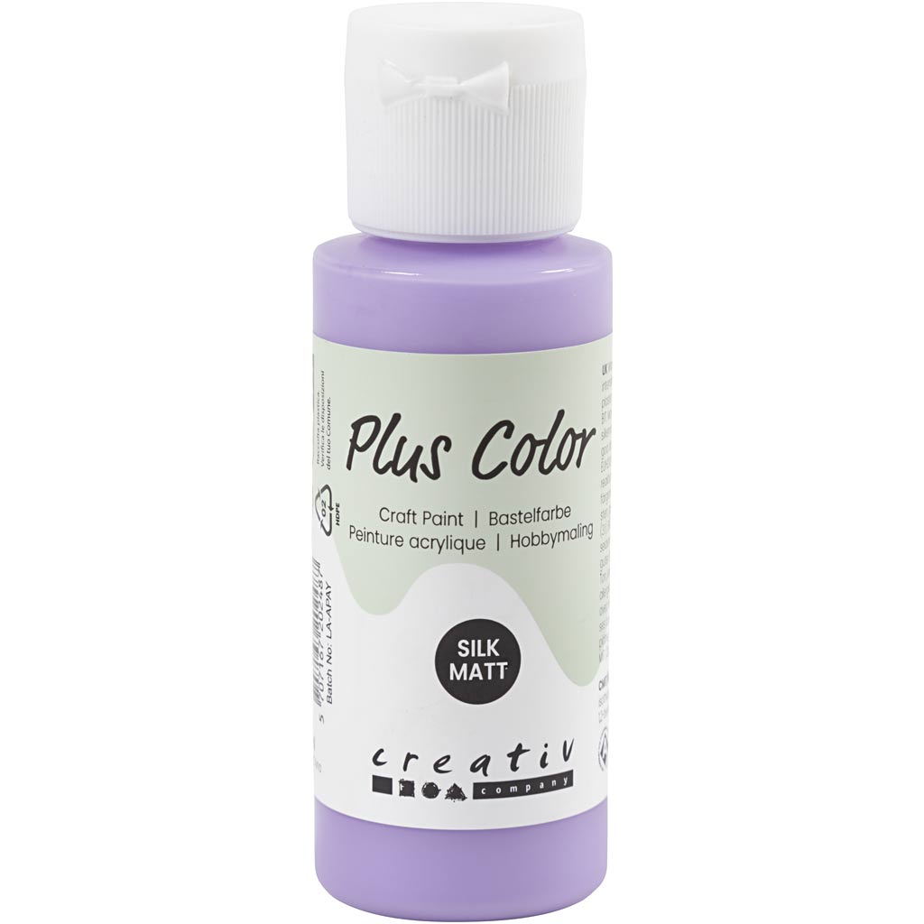 Plus kleur acrylverf, violet, 60 ml 1 fles