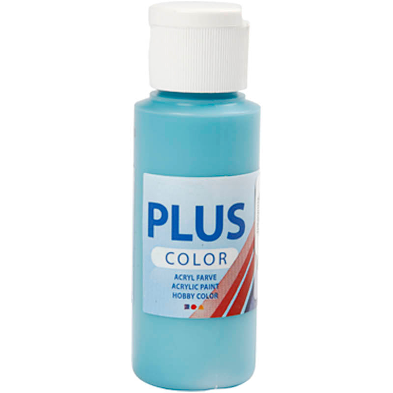 Plus kleur acrylverf, turkoois, 60 ml 1 fles