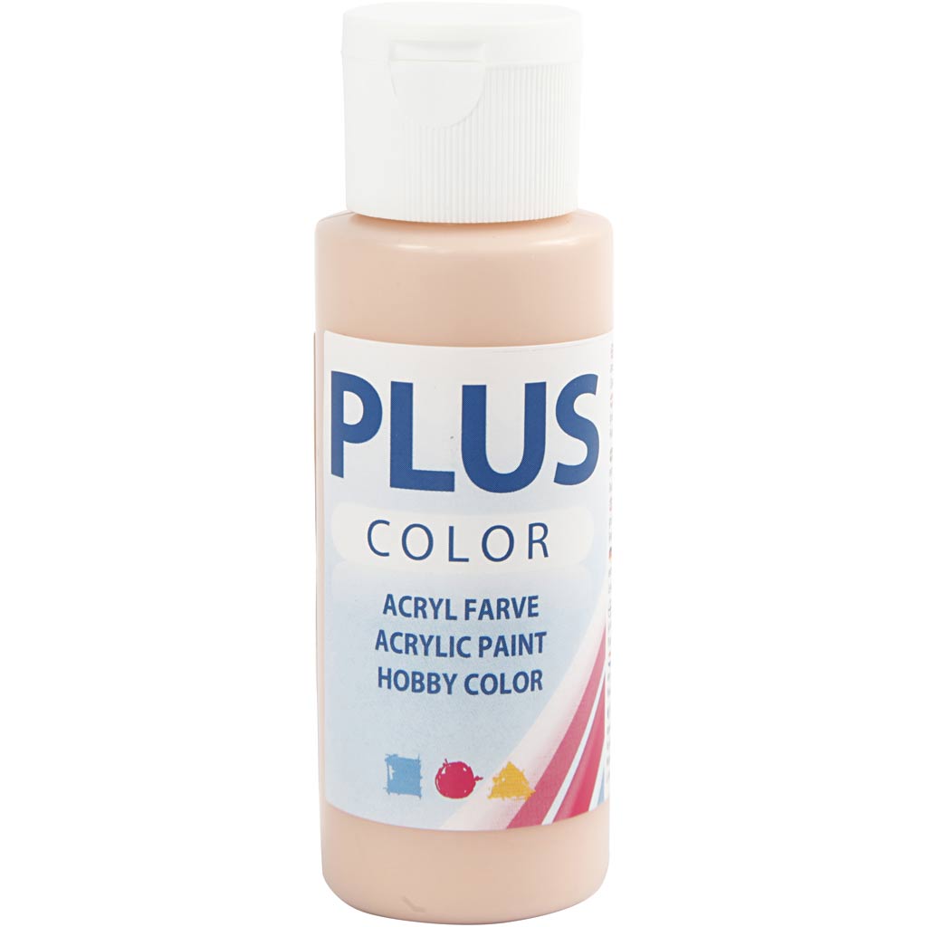 Creativ company plus color acrylverf, peach, 60 ml 1 fles