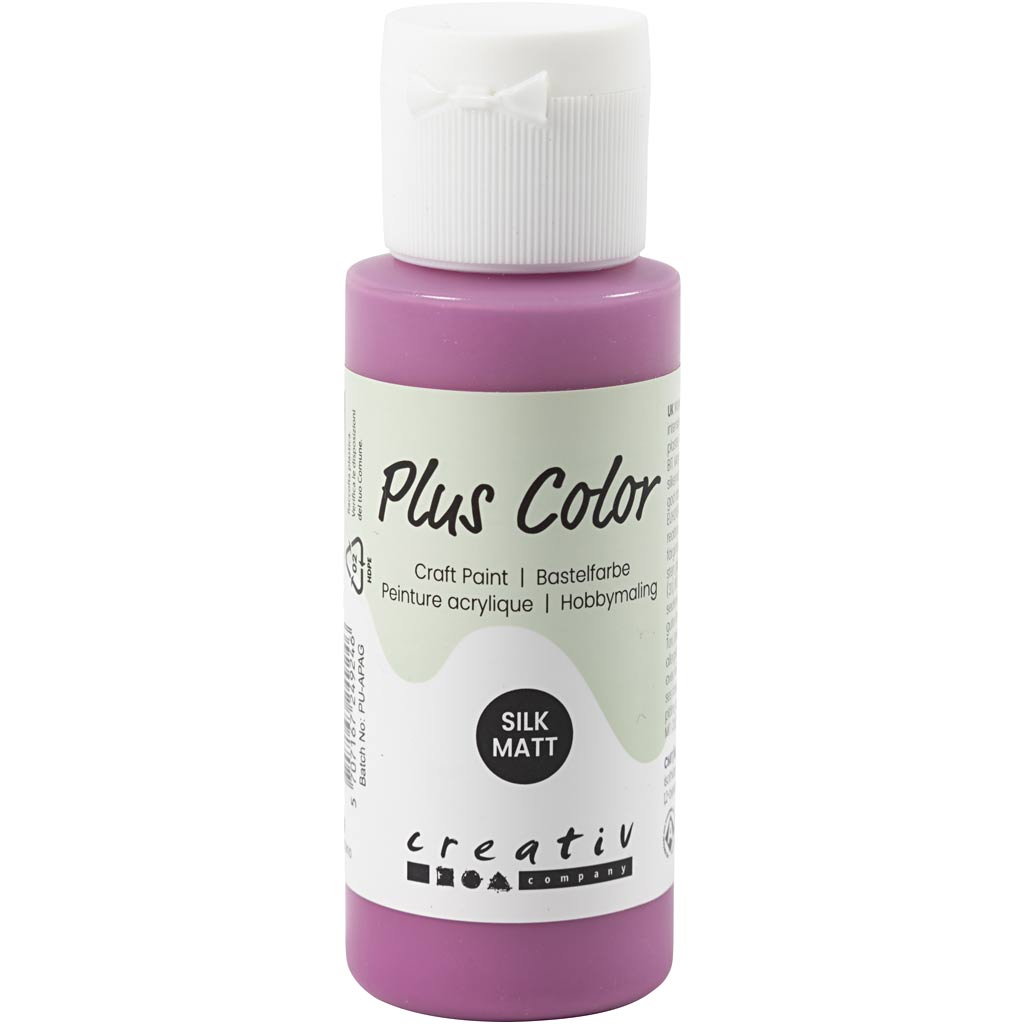 Creativ company plus color acrylverf, red plum, 60 ml 1 fles