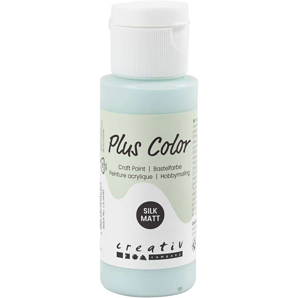 Creativ company plus color acrylverf, mint groen, 60 ml 1 fles