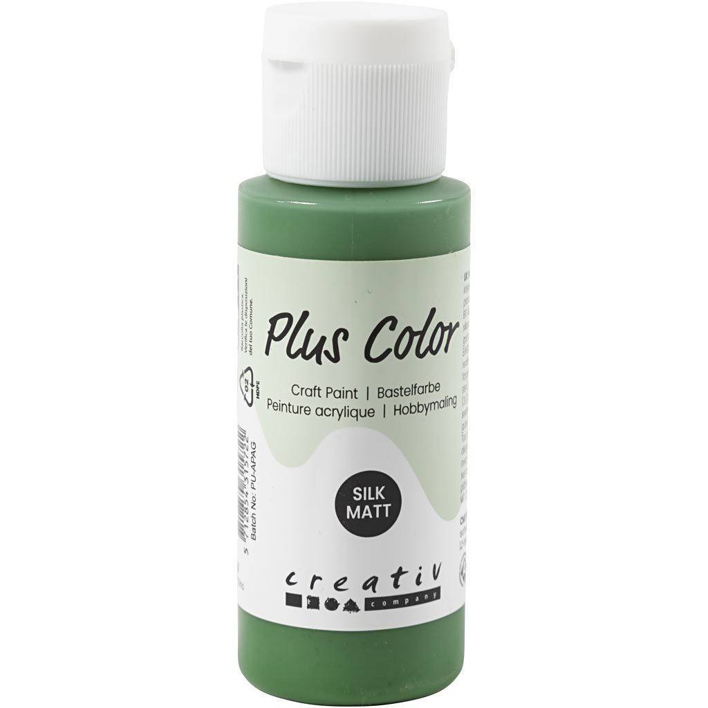 Creativ company plus color acrylverf, forrest green, 60 ml 1 fles