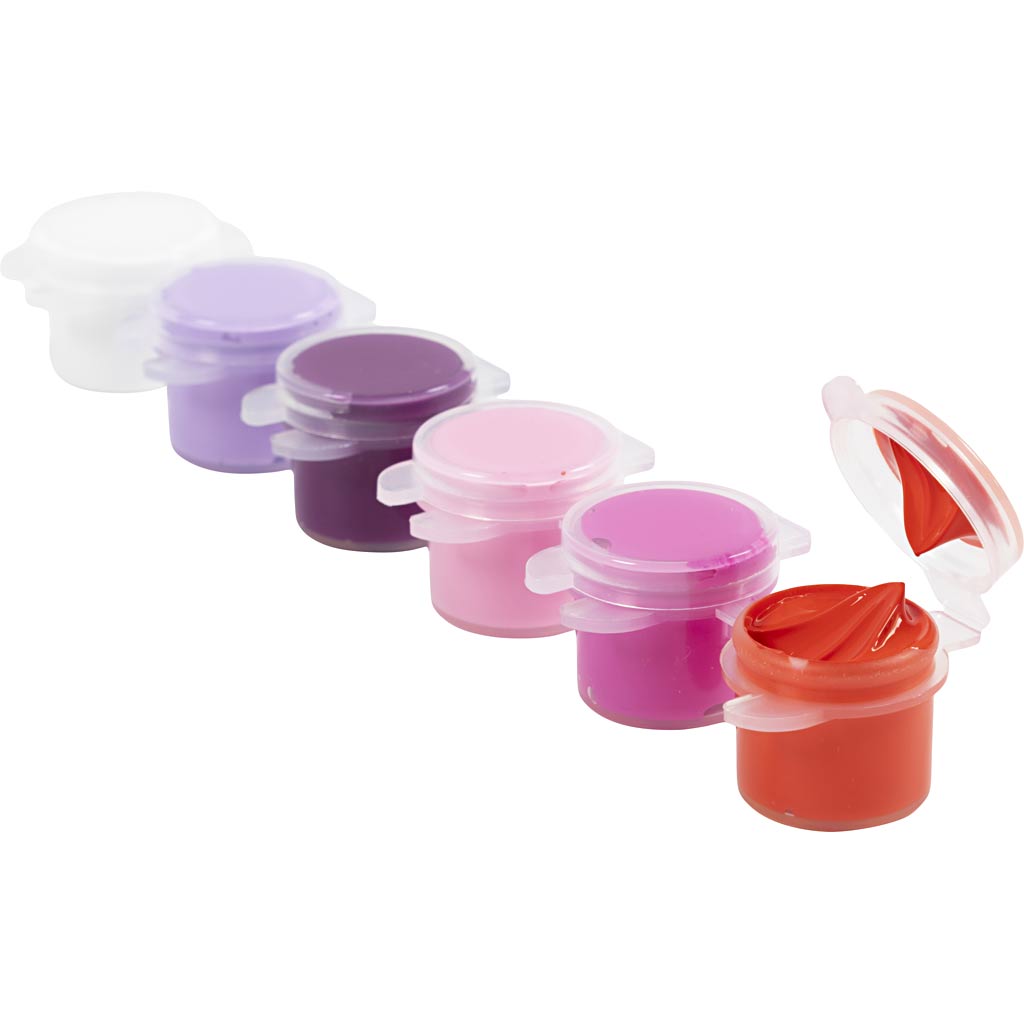 Creativ company plus color acrylverf, paars roze harmonie, 6x5 ml 1 doos