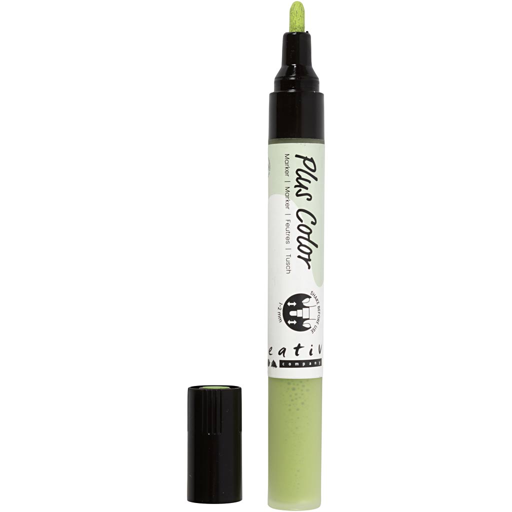Plus color marker, l: 14,5 cm, lijndikte 1-2 mm, leaf green, 5,5 ml, 1 stuk