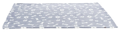 Trixie hondendeken kenny fleecebot pootjes blauw