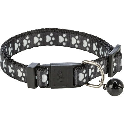 Trixie Halsband kat print poot elastisch assorti