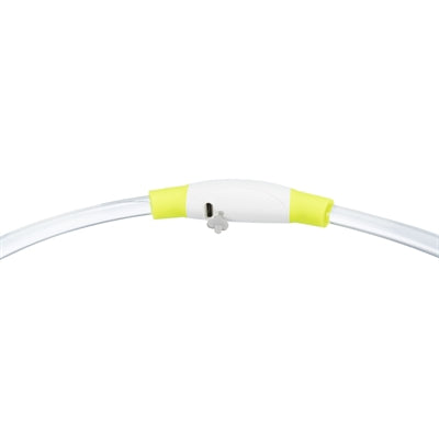 Trixie Halsband usb zaklamp lichtgevend oplaadbaar tpu groen