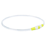 Trixie Halsband usb zaklamp lichtgevend oplaadbaar tpu groen