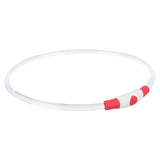 Trixie Halsband usb-zaklamp lichtgevend oplaadbaar tpu rood