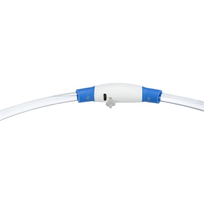 Trixie Halsband usb-zaklamp lichtgevend oplaadbaar tpu blauw