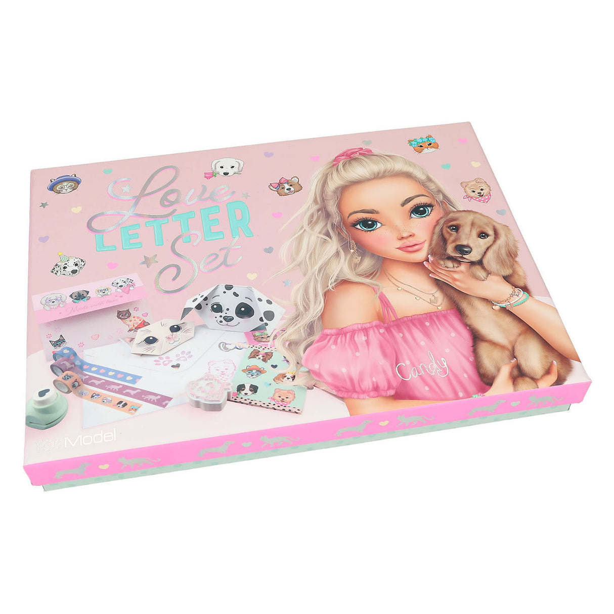 Topmodel love letter set kitty and doggy
