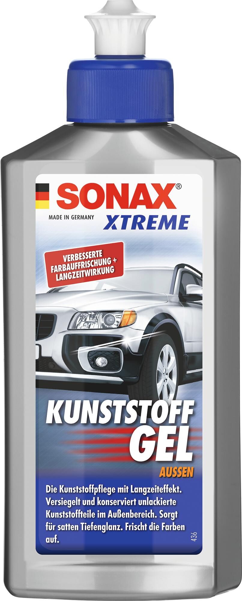 Sonax kunststof onderhoudsmiddel xtreme kunststoffgel außen nanopro xtreme plastic gel outside
