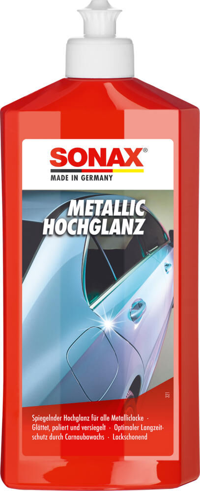 Sonax auto polijstmiddel metallichochglanz metallic high gloss 500 m pet bottle
