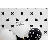 Noordwand behang fabulous world cross wit en zwart