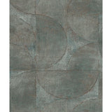 Noordwand behang vintage deluxe grafische cirkellook grijs en bruin
