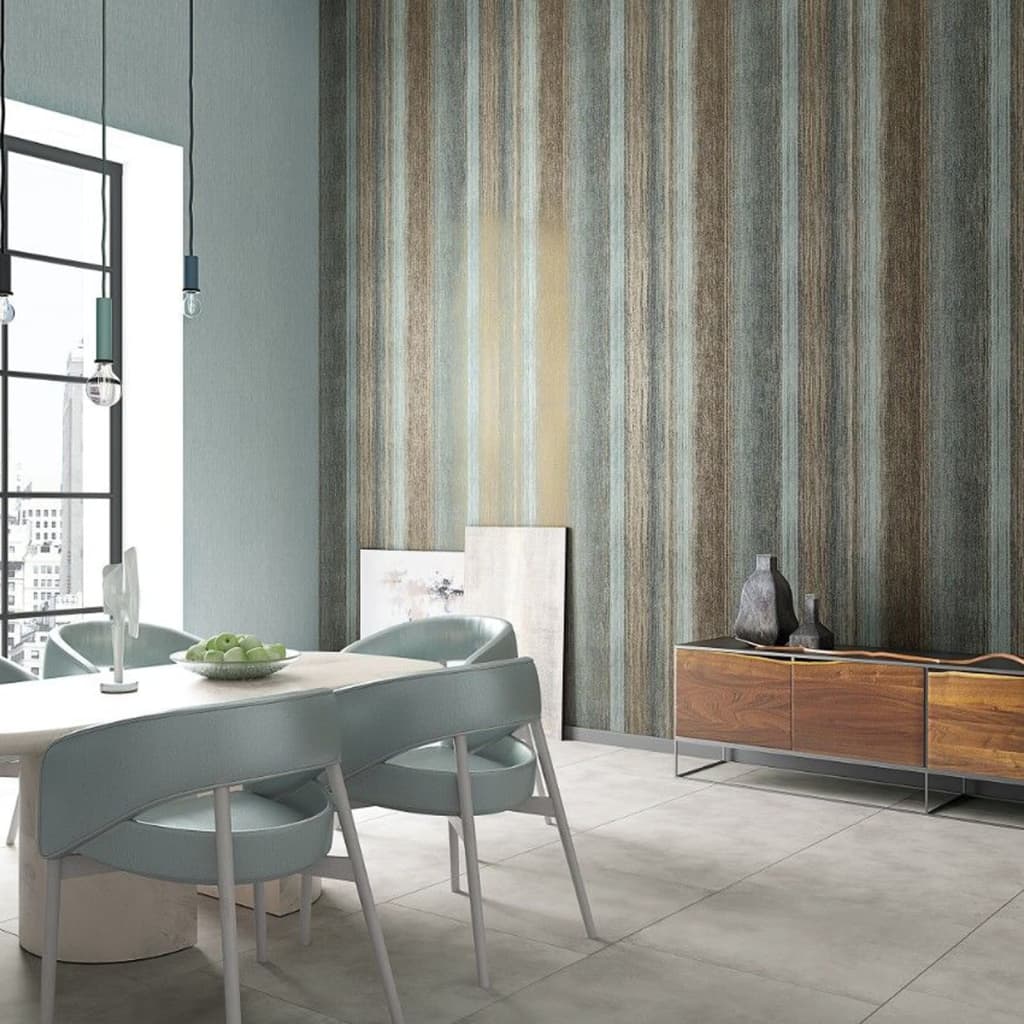 Noordwand behang vintage deluxe strepen bruin