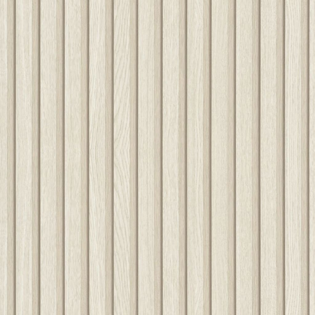 Noordwand behang botanica wooden slats beige