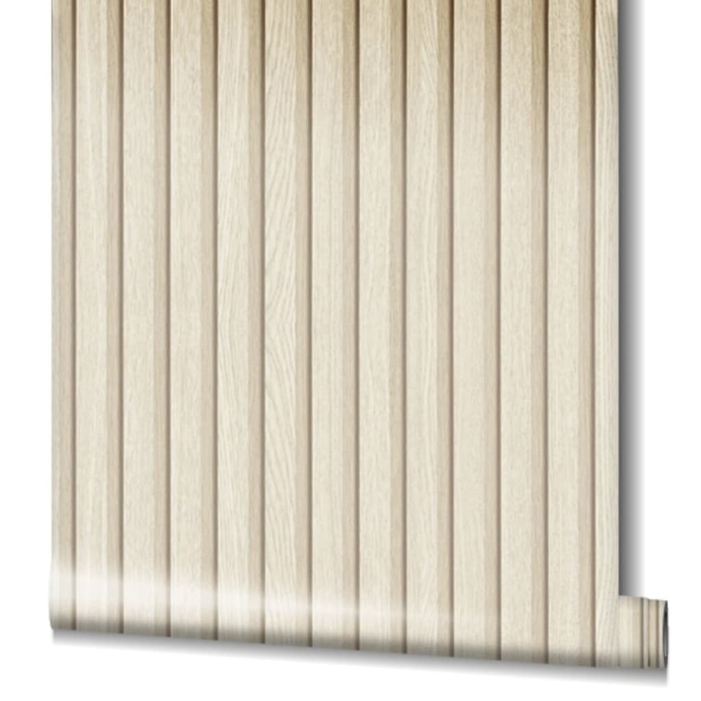 Noordwand behang botanica wooden slats beige
