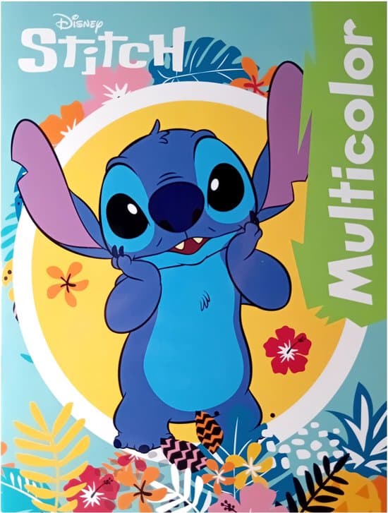 Intro stitch multicolor kleurboek met 32 pagina apos;s