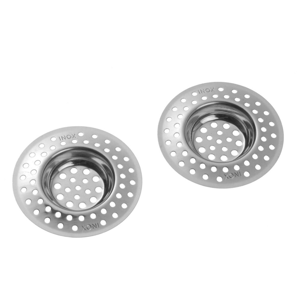 Westmark gootsteenzeefjes 7 cm rvs 2 stuks