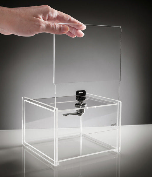 Sigel si-va151 aktiebak transparant incl slot 15x22x15mm cm + insteek voor a6