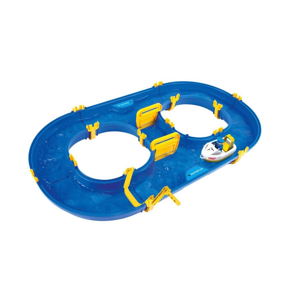 Big waterplay waterbaan rotterdam met bootje figuur 90x50x9 cm