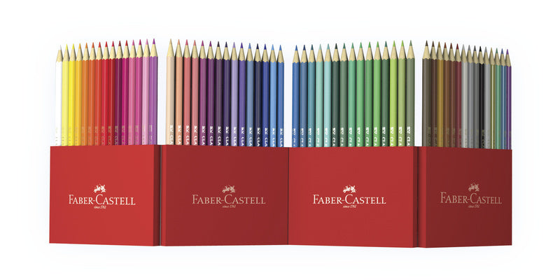 Faber castell fc-111260 kleurpotlood faber-castell castle zeskantig karton etui 60 stuks