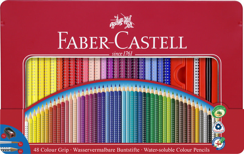 Faber castell fc-112448 kleurpotlood grip set a 48 stuks