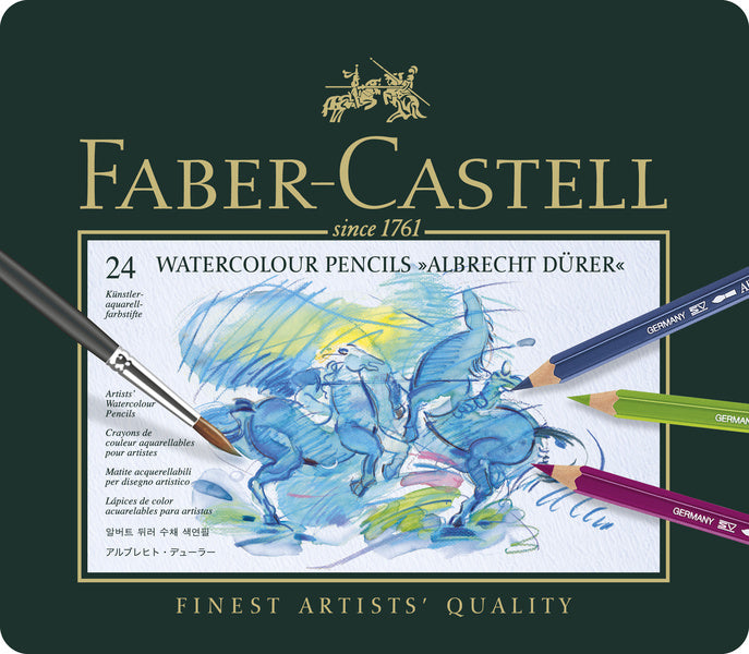 Faber castell fc-117524 aquarelpotlood faber-castell albrecht dürer etui à 24 stuks