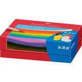 Faber castell fc-121040 tempera-gouache verf 6 kleuren