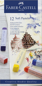 Faber castell fc-128312 pastelkrijt creative studio softpastel 12 delig etui