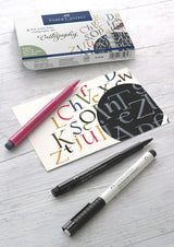 Faber castell fc-167508 pitt artist pen kalligrafieset 8 pennen
