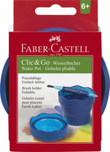 Faber castell fc-181510 watercup clic go blauw