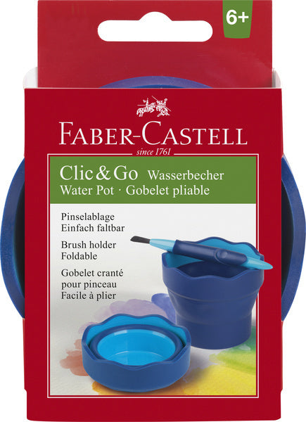 Faber castell fc-181510 watercup clic go blauw