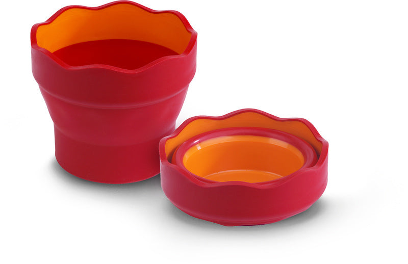 Faber castell fc-181517 watercup clic go roze oranje