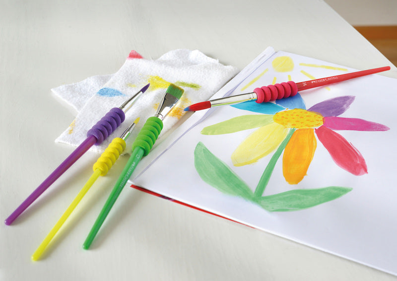 Faber castell fc-481600 penselenset plastic 4 stuks