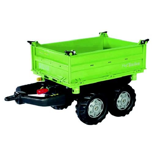 Rolly toys 121502 rollymega trailer deutz groen