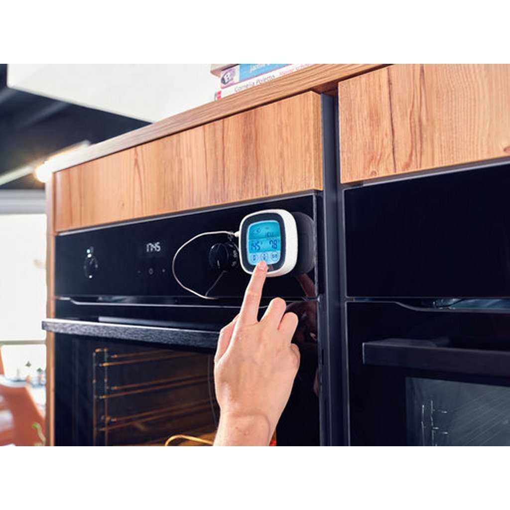 Leifheit 3223 digitale oven- en bbq thermometer wit grijs