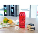 Leifheit 3263 flip tritan drinkfles 550 ml rood