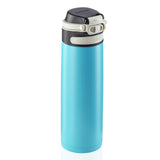 Leifheit thermosfles flip 600 ml waterblauw