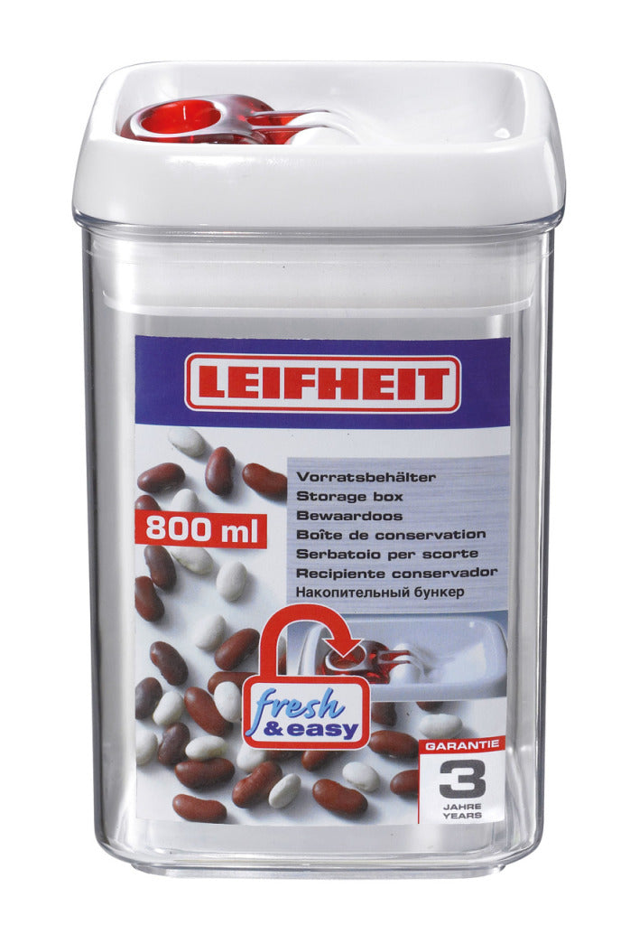 Leifheit 31208 voorraadbus fresh easy hoekig 800 ml