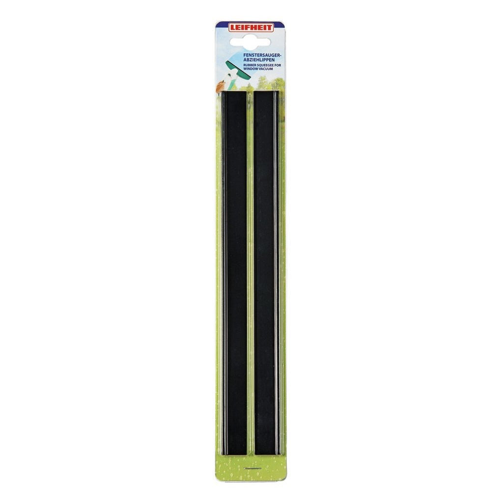 Leifheit 51160 dry clean rubberen vervangingslippen voor raamzuiger 28 cm 2 stuks