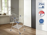 Leifheit 81409 classic 250 flex droogrek wit blauw