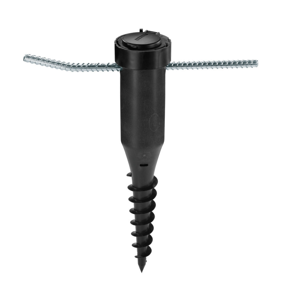 Leifheit 85607 metalen grondanker met indraaistang
