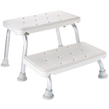 Ridder opstapkrukje 2 treden 150 kg wit a0102001