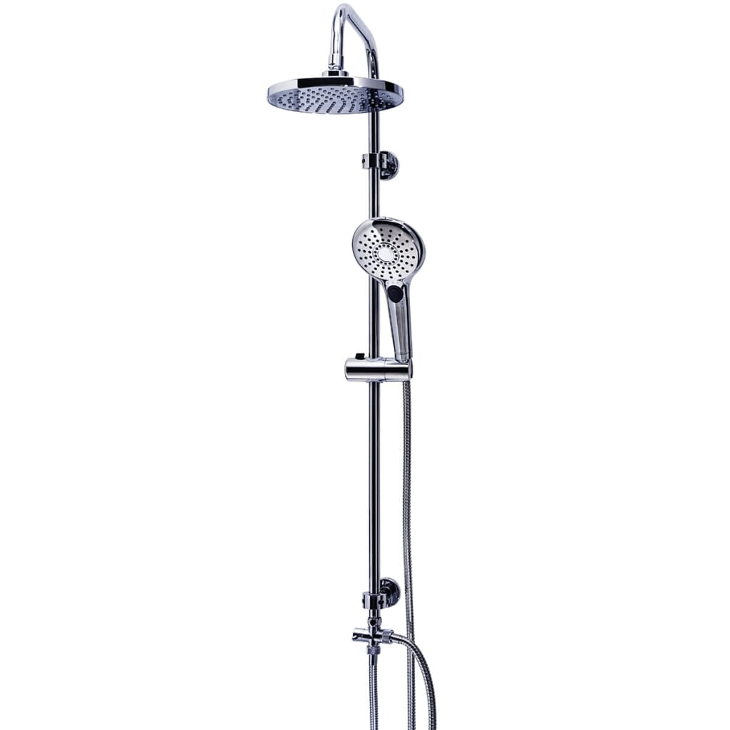 Ridder regendoucheset met massagedouchekop bahamas chroom 91440